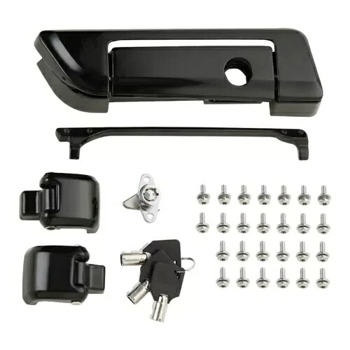ブラックパック トランク ラッチ キー ヒンジ ハーレー ツアー パック ロード グライド 2014-2024 に適合 Black Pack Trunk Latches Key Hinges Fit For Harley Tour Pak Road Glide 2014-2024 【並行輸入品】