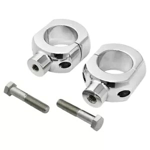 クローム 2 インチ ハンドルバー バー ライザー ハーレー スポーツスター 1200 ロードキング ソフテイルに適合 Chrome 2'' Handlebar Bar Risers Fit For Harley Sportster 1200 Road King Softail 【並行輸入品】