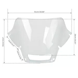 クリアフロントガラスフロントガラスハーレー FXLRST 1YXZ ローライダー ST 2022-2024 23 に適合 Clear Windshield Windscreen Fit For Harley FXLRST 1YXZ LOW RIDER ST 2022-2024 23 【並行輸入品】