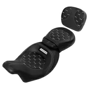 ライダー助手席背もたれハーレーツーリング CVO ロードグライド 2009-2023 に適合 Rider Passenger Seat Backrest Fit For Harley Touring CVO Road Glide 2009-2023 【並行輸入品】