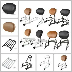 シーシーバー バックレスト パッド 荷物ラック インディアン チーフ ヴィンテージ クラシック ダークホース用 Sissy Bar Backrest Pad Luggage Rack For Indian Chief Vintage Classic Dark Horse 【並行輸入品】
