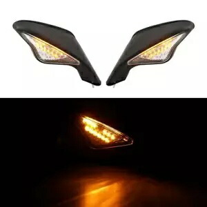 バックミラーターンシグナル Ducati 848 1098 1098S 1098R 1198 1198S に適合 Rearview Mirrors Turn Signals Fit For Ducati 848 1098 1098S 1098R 1198 1198S 【並行輸入品】