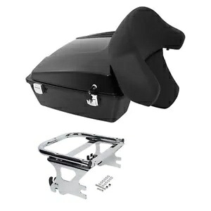 みじん切りパックトランク背もたれパッド取り付けラックハーレーロードキング 1997-2008 に適合 Chopped Pack Trunk Backrest Pad Mounting Rack Fit For Harley Road King 1997-2008 【並行輸入品】