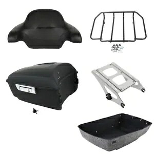 マットキングパック トランクパッド取り付け ハーレーツアーパック ストリートグライド 14-24 USに適合 Matte King Pack Trunk Pad Mounting Fit For Harley Tour Pak Street Glide 14-24 US 【並行輸入品】