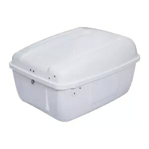 塗装済みホワイトポリストランクハーレーロードキングストリートグライドツアーパックパックに適合 Painted White Police Trunk Fit For Harley Road King Street Glide Tour Pak Pack 【並行輸入品】
