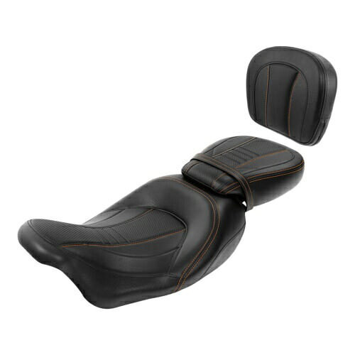 ライダー運転席助手席背もたれパッドハーレーストリートグライド 2009-2023 に適合 Rider Driver Passenger Seat Backrest Pad Fit For Harley Street Glide 2009-2023 【並行輸入品】