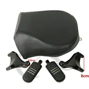 後部助手席フットペグマウントハーレースポーツスターXL883 1200 2007-2013に適合 Rear Passenger Seat Footpegs Mount Fit For Harley Sportster XL883 1200 2007-2013 【並行輸入品】