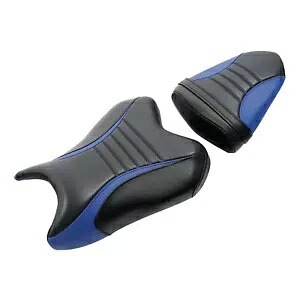 ブラックブルー運転席&助手席ヤマハYZF R6 YZF-R6 2006 2007に適合 Black Blue Driver & Passenger Seat Fit For YAMAHA YZF R6 YZF-R6 2006 2007 【並行輸入品】