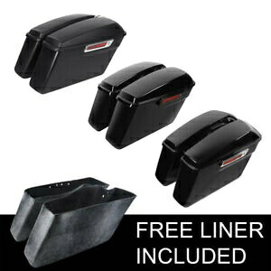 ハードサドルバッグはハーレーツーリングエレクトラロードストリートグライド2014-2024 2023に適合します。 Hard Saddlebags Fit For Harley Touring Electra Road Street Glide 2014-2024 2023 【並行輸入品】