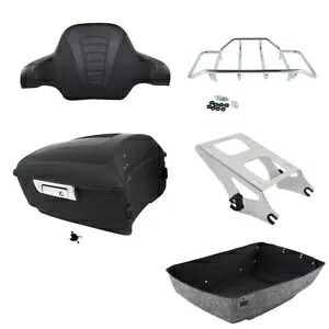 キングパック トランクパッドマウント ハーレーツーリングツアーパック CVO ストリートグライド 14-24 に適合 King Pack Trunk Pad Mount Fit For Harley Touring Tour Pak CVO Street Glide 14-24 【並行輸入品】