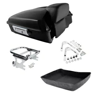 チョップドパック トランク バックレスト マウント ラック ドッキング キット ハーレー ツーリング 97-08 に適合 Chopped Pack Trunk Backrest Mount Rack Docking Kit Fit For Harley Touring 97-08 【並行輸入品】