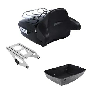 キングパック トランクラック バックレストマウント ハーレーツアーパック ロードキング 2014-2024用 King Pack Trunk Rack Backrest Mount Fit For Harley Tour Pak Road King 2014-2024 【並行輸入品】