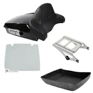みじん切りトランク バックレスト マウント ベース プレート ハーレー ツアー パック ロード グライド 14 アップに適合 Chopped Trunk Backrest Mount Base Plate Fit For Harley Tour Pak Road Glide 14-Up 【並行輸入品】