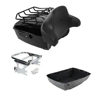 キングパック トランクパッド 2 アップマウントラック ハーレーツアーパックツーリンググライド 97-08 に適合 King Pack Trunk Pad 2 Up Mount Rack Fit For Harley Tour Pak Touring Glide 97-08 【並行輸入品】