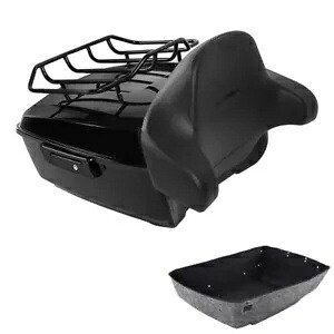 キングパック トランク ブラック ラッチ 荷物ラック ハーレー ツアーパック ツーリング 14-2024用 King Pack Trunk Black Latch Luggage Rack Fit For Harley Tour Pak Touring 14-2024 【並行輸入品】