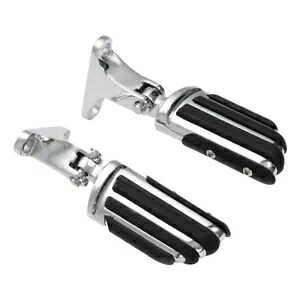 クローム後部助手席フットペグ ハーレーツーリングエレクトラグライド 1993-2024 に適合 Chrome Rear Passenger Foot Pegs Fits For Harley Touring Electra Glide 1993-2024 【並行輸入品】