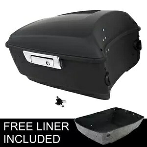 マットブラックキングパックトランク ハーレーツーリングツアーパックロードグライド14-24用 Matte Black King Pack Trunk Fit For Harley Touring Tour Pak Road Glide 14-24 【並行輸入品】