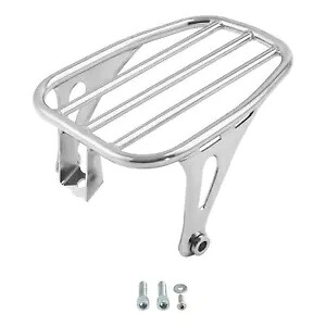 クローム ソロ 荷物ラック ハーレー ソフテイル スリム ストリート ボブ FXBBS 2018-2024 に適合 Chrome Solo Luggage Rack Fit For Harley Softail Slim Street Bob FXBBS 2018-2024 【並行輸入品】