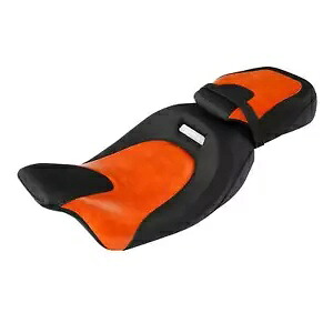ブラックオレンジ運転席助手席ハーレーツーリングエレクトラグライド 09-2023 に適合 Black Orange Driver Passenger Seat Fit For Harley Touring Electra Glide 09-2023 【並行輸入品】