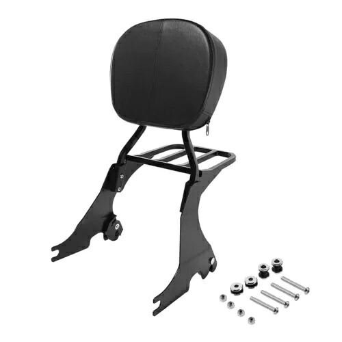 乗客用シーシーバー背もたれ荷物ラックドッキングフィットハーレースポーツスター 04-22 Passenger Sissy Bar Backrest Luggage Rack Docking Fit For Harley Sportster 04-22 【並行輸入品】