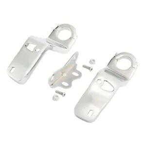 クローム ヘッドライト フェアリング サポート ブラケット ハーレー ローライダー ST 2022-2024 に適合 Chrome Headlight Fairing Support Bracket Fit For Harley Low Rider ST 2022-2024 【並行輸入品】