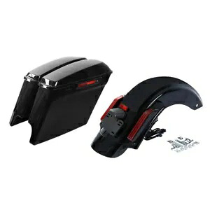 5インチ ストレッチサドルバッグ LED リアフェンダー ハーレーツーリング CVO 2014-2024 2023 に適合 5\