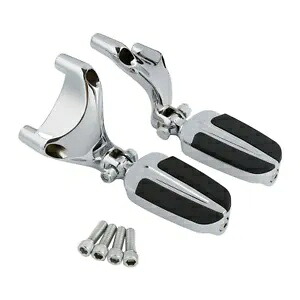 クローム後部助手席フットペグマウント ハーレースポーツスター 1200 883 2004-2013に適合 Chrome Rear Passenger Foot Peg Mount Fit For Harley Sportster 1200 883 2004-2013 【並行輸入品】