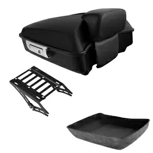 マットチョップドパック トランクパッドマウント ハーレー ストリート グライド ツアー パック 2014-24 に適合 Matte Chopped Pack Trunk Pad Mount Fit For Harley Street Glide Tour Pak 2014-24 【並行輸入品】