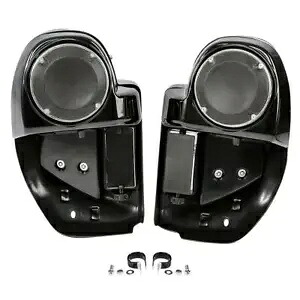 下部通気フェアリング 6.5 インチスピーカーボックスポッドハーレーツーリングロードキング 14-24 に適合 Lower Vented Fairing 6.5\