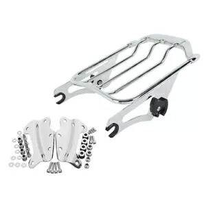 2 アップ 荷物ラック 4 点ドッキングハードウェアハーレー ロード グライド 2009-2013 に適合 2-Up Luggage Rack 4 Point Docking Hardware Fit For Harley Road Glide 2009-2013 【並行輸入品】