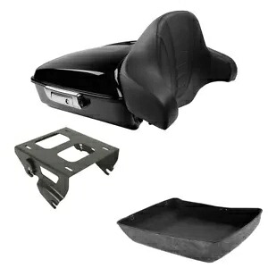 チョップドパック トランク バックレスト パッド ソロ マウント ハーレー ツアーパック ツーリング 14-24 用 Chopped Pack Trunk Backrest Pad Solo Mount Fit For Harley Tour Pak Touring 14-24 【並行輸入品】