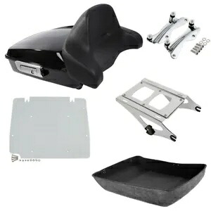 みじん切りトランクパッドマウントプレートドッキングフィットハーレーツアーパックロードキング 2014-24 Chopped Trunk Pad Mount Plate Docking Fit For Harley Tour Pak Road King 2014-24 【並行輸入品】