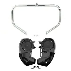 下部通気フェアリングスピーカーエンジンガードクラッシュバーハーレーツーリング 09-13 に適合 Lower Vented Fairing Speaker Engine Guard Crash Bar Fit For Harley Touring 09-13 【並行輸入品】