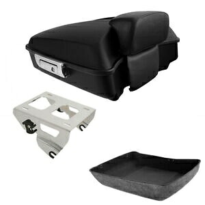マットチョップドパック トランクパッド ソロマウント ハーレーツアーパック ロードキング 14-24に適合 Matte Chopped Pack Trunk Pad Solo Mount Fits For Harley Tour Pak Road King 14-24 【並行輸入品】