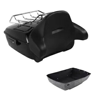 キングパック トランク背もたれ荷物ラック ハーレーツアーパックロードグライド 2009-13 に適合 King Pack Trunk Backrest Luggage Rack Fit For Harley Tour Pak Road Glide 2009-13 【並行輸入品】