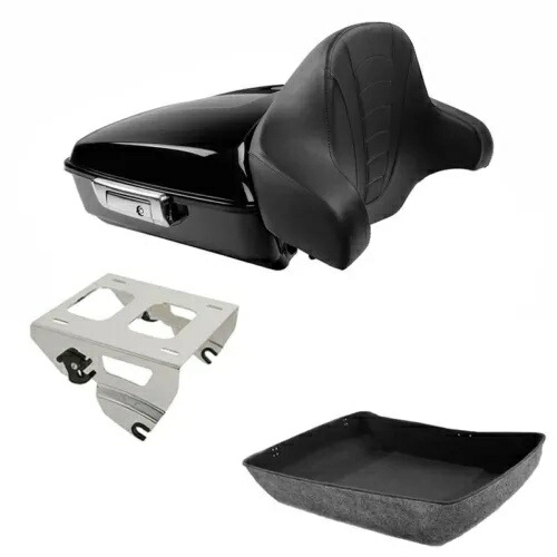 チョップドパック トランクパッド ソロマウントラック ハーレーツアーパックツーリング 14-24用 Chopped Pack Trunk Pad Solo Mounting Rack Fit For Harley Tour Pak Touring 14-24 【並行輸入品】
