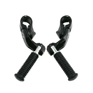 ブラック フットレスト フットペグ 1 1/4 インチ ショートアングルマウント ハーレーストリートグライド用 Black Footrest Footpeg 1 1/4'' Short Angled Mount Fit For Harley Street Glide 【並行輸入品】 36,465円