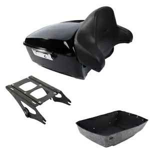 キングパック トランク背もたれ 荷物マウントラック ハーレーエレクトラグライド 14-2024用 King Pack Trunk Backrest Luggage Mount Rack Fit For Harley Electra Glide 14-2024 【並行輸入品】