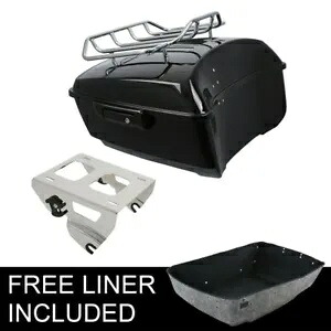 キングパック トランク ラゲッジ ソロ マウント ラック ハーレー ツアー パック ロード グライド 14-24 に適合 King Pack Trunk Luggage Solo Mount Rack Fit For Harley Tour Pak Road Glide 14-24 【並行輸入品】