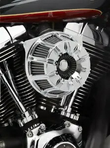 Arlen Ness クロム 10 ゲージ エアクリーナー フィルター 08-17 ハーレー ツーリング ソフテイル FLHX Arlen Ness Chrome 10 gauge Air Cleaner Filter 08-17 Harley Touring Softail FLHX 【並行輸入品】