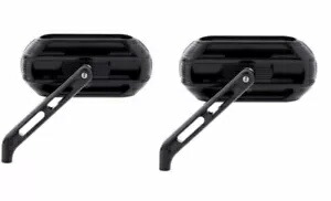 Arlen Ness サイドキック ブラック ハンドルバー バックミラー ハーレーダビッドソン用 Arlen Ness Sidekick Black Handlebar Rearview Mirror for Harley Davdison 【並行輸入品】