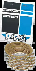 Drag Specialty クラッチ フリクション プレート キットは、1999 ～ 2017 年のハーレー ツーリング ソフテイルに適合します。 Drag Specialties Clutch Friction Plate Kit fits 1999-2017 Harley Touring Softail 【並行輸入品】