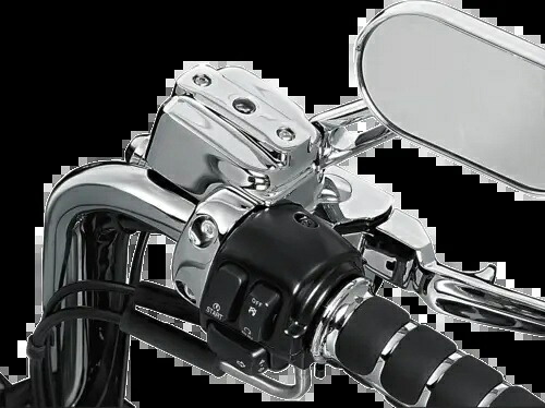 Kuryakyn 9119 デュアルディスククロームブレーキマスターシリンダーカバー 96-17 ハーレーダイナ用 Kuryakyn 9119 Dual Disc Chrome Brake Master Cylinder Cover for 96-17 Harley Dyna 【並行輸入品】
