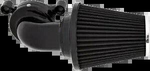 Arlen Ness ブラック モンスター サッカー エアクリーナー 1999-17 ハーレー ダイナ ツーリング用 Arlen Ness Black Monster Sucker Air Cleaner for 1999-17 Harley Dyna Touring 【並行輸入品】