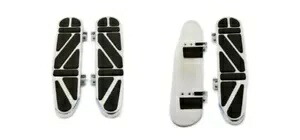 Vtwin ロングジョンドライバーフットボードフロアボードセットはハーレーツーリングに適合 Vtwin Long John Driver Foot board Floorboard Set fits Harley Touring 【並行輸入品】