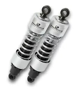 Progressive 412 クローム 12 インチ 標準リアショック 73-85 ハーレー ツーリング FLH FXB 用 Progressive 412 Chrome 12\