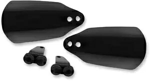 Memphis Shades ブラック ハンドルバー ハンドガード キット 2014-2020 ハーレー ツーリングに適合 Memphis Shades Black Handlebar Hand Guard Kit fits 2014-2020 Harley Touring 【並行輸入品】