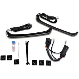 カスタム ダイナミクス ロープロファイル リア LED サドルバッグ ライト 2014-24 ハーレー ツーリング用 Custom Dynamics Low Profile Rear LED Saddlebag Lights for 2014-24 Harley Touring 【並行輸入品】
