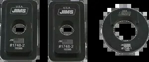 jims ブラック リア バイク アクスル ロックダウン アジャスター キット 83-01 ハーレー ツーリング FXR jims Black Rear Motorcycle Axle Lockdown Adjuster Kit 83-01 Harley Touring FXR 【並行輸入品】
