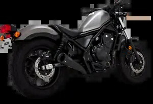 Vance & Hines ブラック アップスイープ スリップオン マフラー 2017-2023 ホンダ Rebel CMX 500 300 Vance & Hines Black Upsweep Slip on Muffler 2017-2023 Honda Rebel CMX 500 300 【並行輸入品】